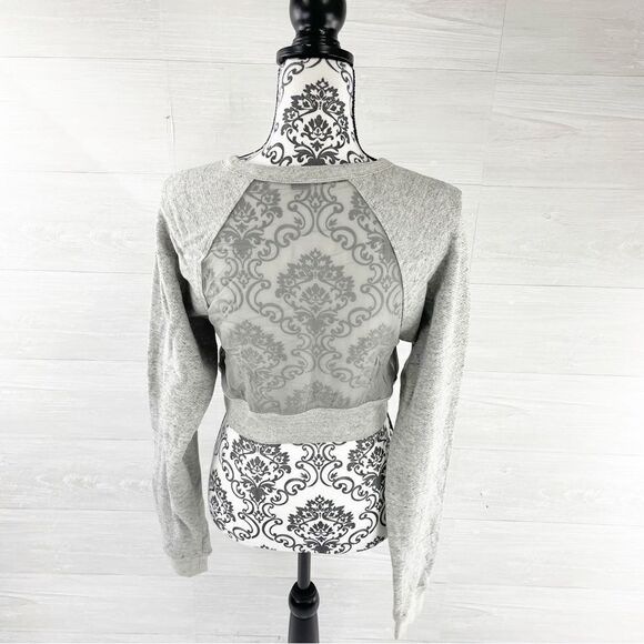 Alexander Wang Spring Ready To Wear 2010 Runway Sheer Cropped Sweatshirt - Picture 5 of 7